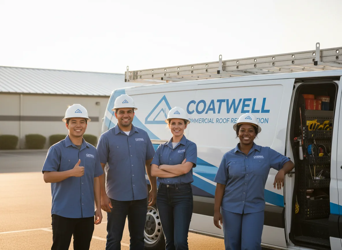 Commercial roof coating company in Laura, IL
